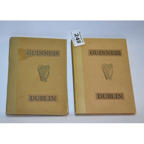 248 - Guinness Dublin St James Gate Book Printed in 1948 x2