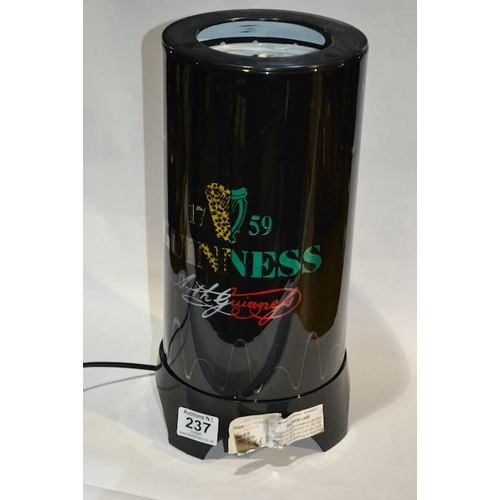 237 - Guinness Revolving Colour Lamp with Bouncing Colour Dots -  13x6