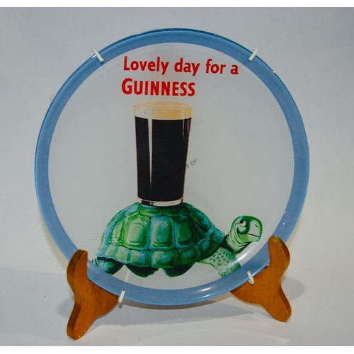 240 - Guinness & Co Gilroy Scene Glass Plate Set of 4