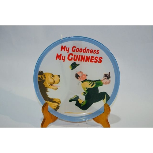 240 - Guinness & Co Gilroy Scene Glass Plate Set of 4