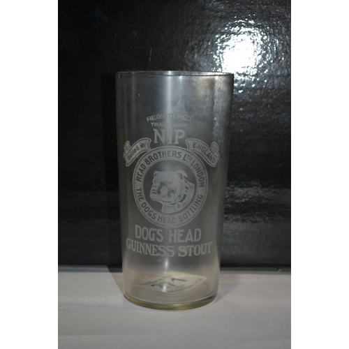 271 - Dogs Head Guinness Stout Nip Glass