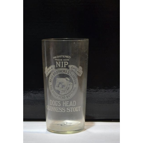 271 - Dogs Head Guinness Stout Nip Glass