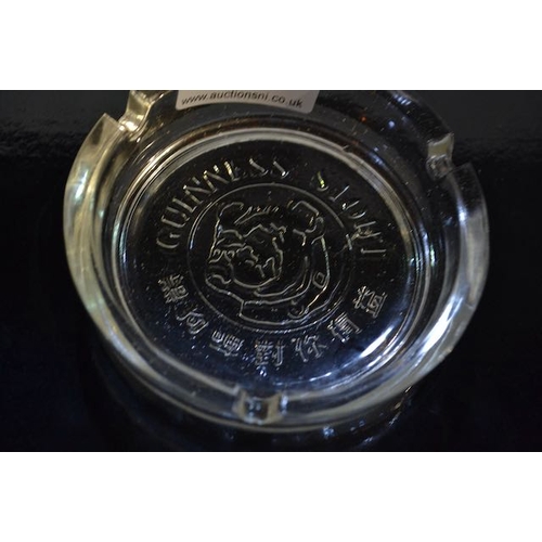 280 - Glass Guinness Stout Bulldog Ashtray