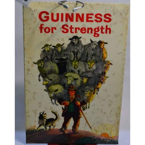 295 - Guinness for Strength Gilroy Scene Showcard - 12x8