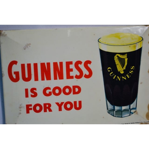 307A - Guinness is Good For You Showcard by Sanders Philips & Co - 8x5.5