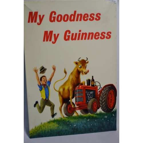 322 - My Goodness My Guinness Showcard by Sanders Philips & Co - 8x12