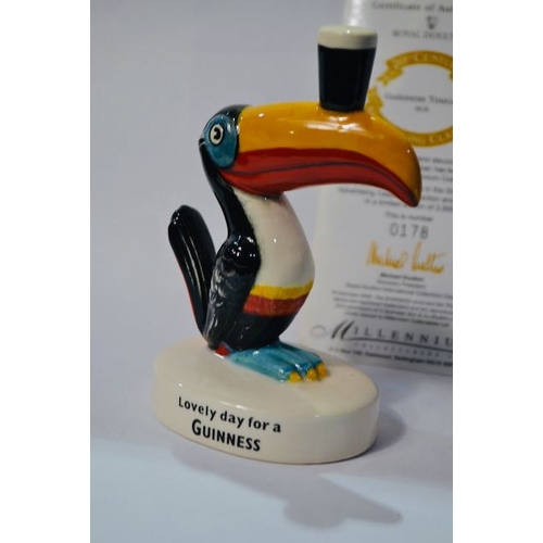 324 - Royal Doulton 20th Century Advertising Classics Guinness Toucan Ltd Ed 178/2000 with Cert