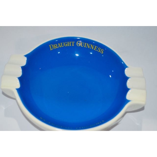 333 - Extra Large CarltonWare Blue Ashtray with Cigarette Rests c1959