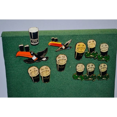 336 - Display Stand of Guinness Badges