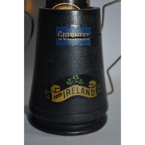 357 - Miniature Guinness Extra Stout Bottle x2 in Guinness Ireland Tankards