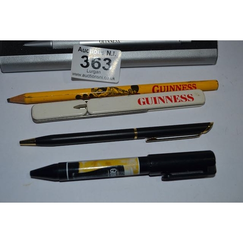 363 - Collection of Guinness Pens