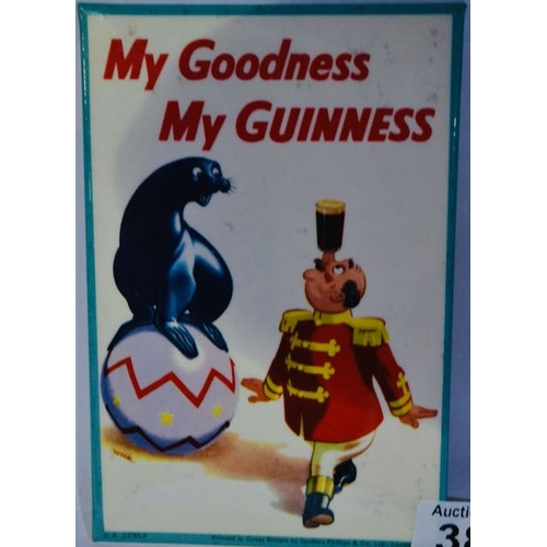 384 - My Goodness My Guinness Will Showcard by Sanders Philips - 4.5x6.5