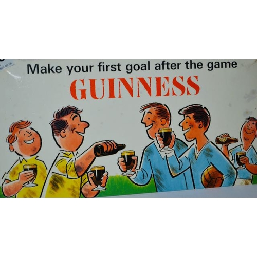 386 - Make Your First Goal After the Game Guinness Showcard by A.E. King Ltd - 12x6