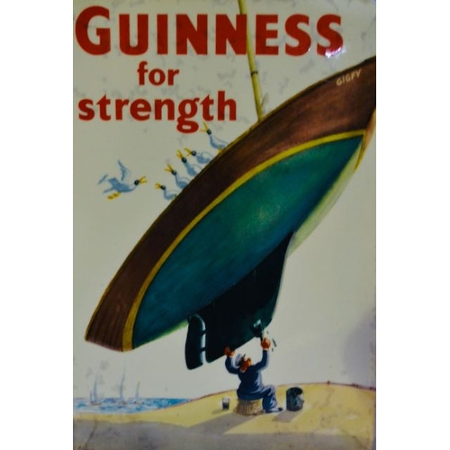 388 - Guinness for Strength Gilroy Showcard by James Upton - 8x12