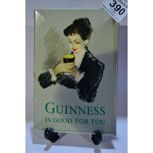 390 - Guinness is Good For You Showcard by Sanders Philips - 4.5x6.5