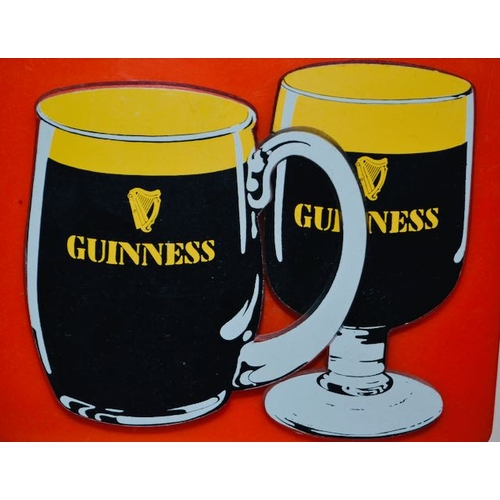 392 - Guinness Perspex 3D Display Stand - 7.5