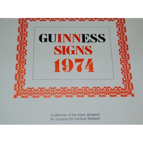 395 - Guinness Signs 1974 - A Collection of Inn Signs Designed for Guinness by Norman Thelwell - Set of 12