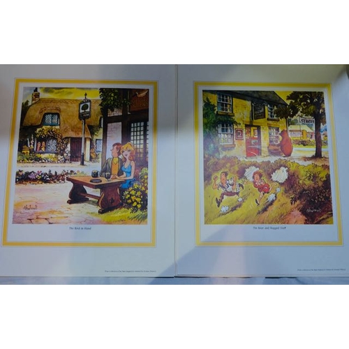 395 - Guinness Signs 1974 - A Collection of Inn Signs Designed for Guinness by Norman Thelwell - Set of 12