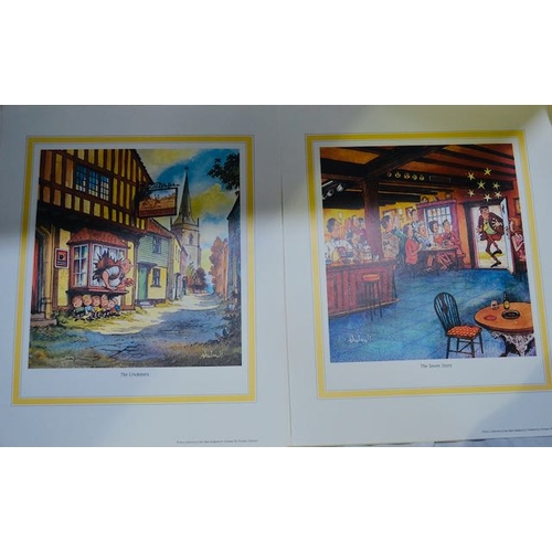 395 - Guinness Signs 1974 - A Collection of Inn Signs Designed for Guinness by Norman Thelwell - Set of 12