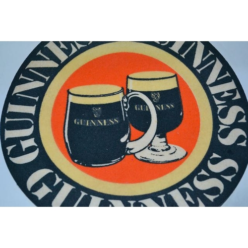 396 - Circular Guinness Felt Mat - 12