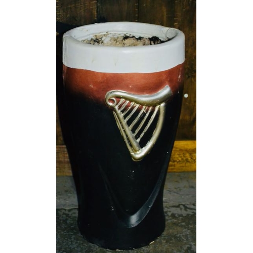 403 - Pair of Guinness Pint Planters - 17x9