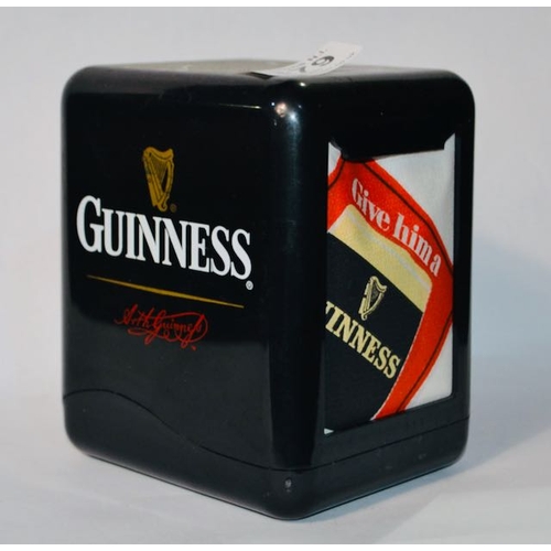 379 - Guinness Napkin Dispenser with Give Him a Guinness Napkins