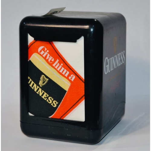 379 - Guinness Napkin Dispenser with Give Him a Guinness Napkins