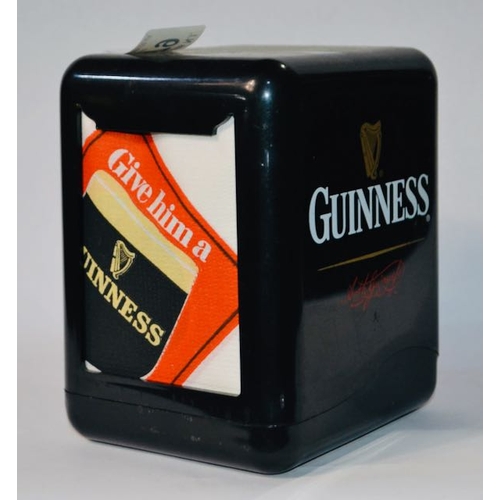 379 - Guinness Napkin Dispenser with Give Him a Guinness Napkins