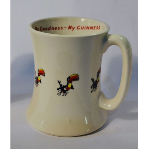 426 - Carlton Ware Running Toucan Pudding Basin + Carlton Ware Running Toucan Cup & Mug