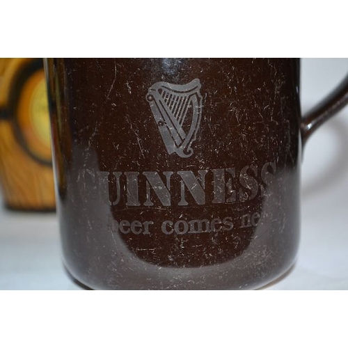 451 - Collection of Guinness Mugs - Shannon, Kiln Craft x2, 1 Unbranded, 3x Leprachaun Barrel