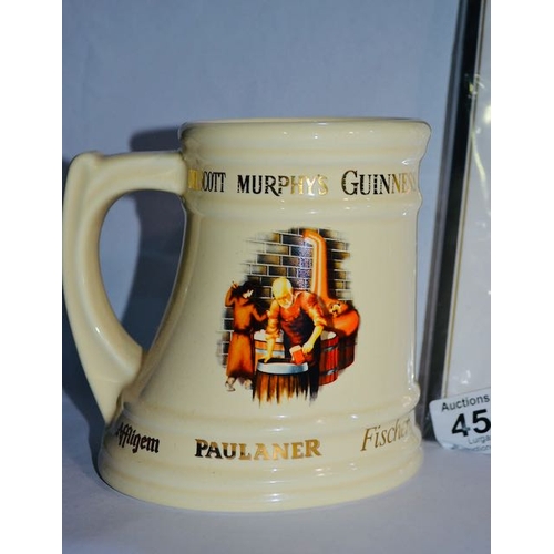 452 - Large Shaped Tankard, Guinness Menus, Guinness Crayons