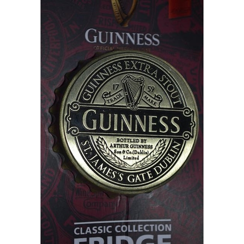 457 - Guinness & Co OverSized Mug, Large Bottle Cap Fridge Magnet, Freezable Tankard + Travel Mug