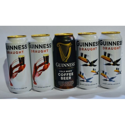 459 - 5x Decorative Guinness Cans