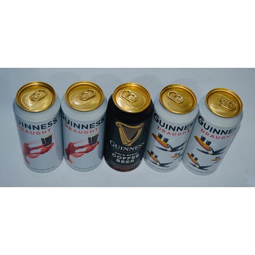 459 - 5x Decorative Guinness Cans