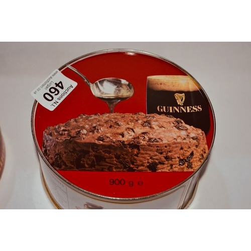 460 - Decorative Mr Guinness Fruit Cake Tin x2