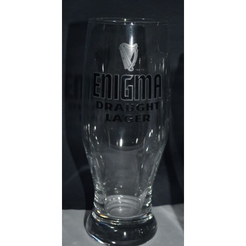 463 - 6x Guinness Pint Glass - Incl Bloomsday Centenary, Enigma, Premiership, Extra Cold