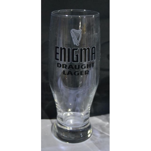 463 - 6x Guinness Pint Glass - Incl Bloomsday Centenary, Enigma, Premiership, Extra Cold