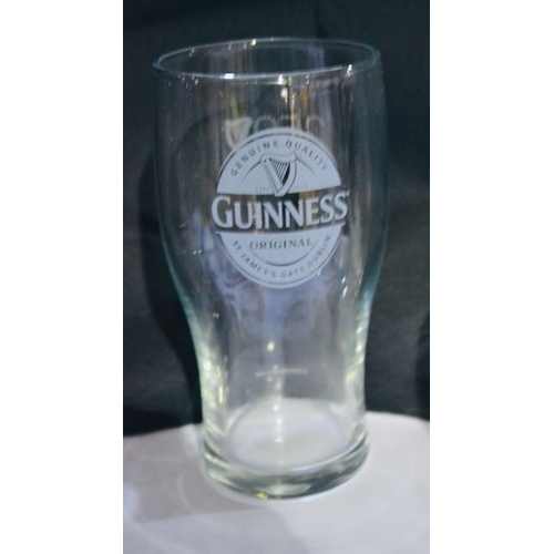 463 - 6x Guinness Pint Glass - Incl Bloomsday Centenary, Enigma, Premiership, Extra Cold