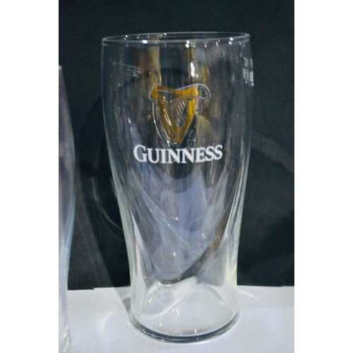 463 - 6x Guinness Pint Glass - Incl Bloomsday Centenary, Enigma, Premiership, Extra Cold