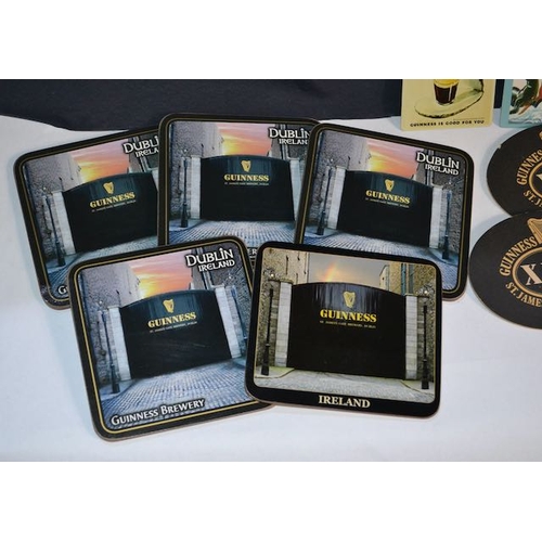 468 - Collection of Guinness Coasters + 2 Magnets