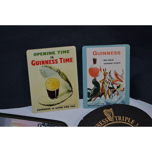 468 - Collection of Guinness Coasters + 2 Magnets