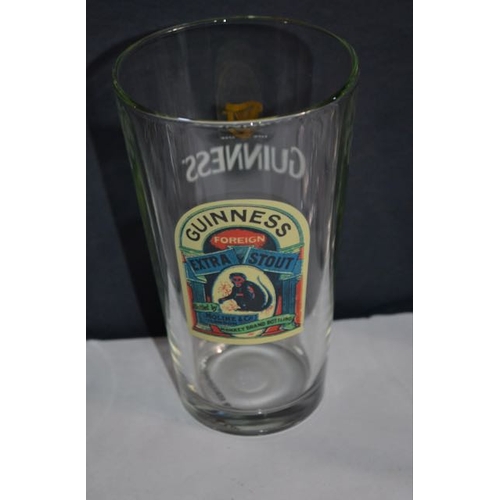 489 - Guinness Pint Glass x 7 Incl Foreign Extra Stout, Rugby Canada, Christmas Pint, 3 Gilroy Scenes