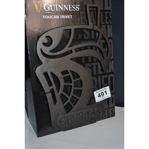 491 - Guinness Cast Toucan Trivet