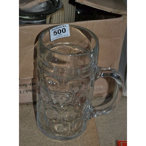 500 - Box of 6 Large Beer Steins