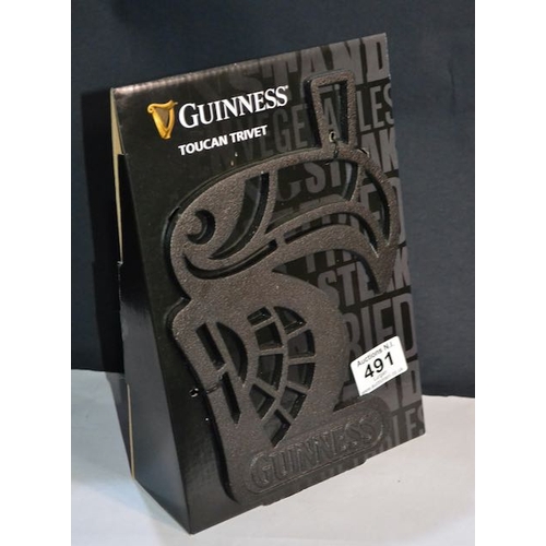 491 - Guinness Cast Toucan Trivet