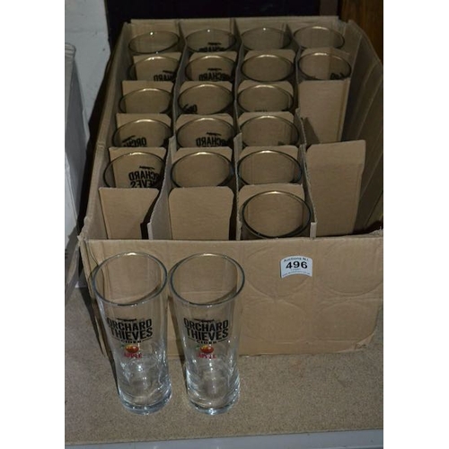 496 - 20x Orchard Thieves Pint Glass