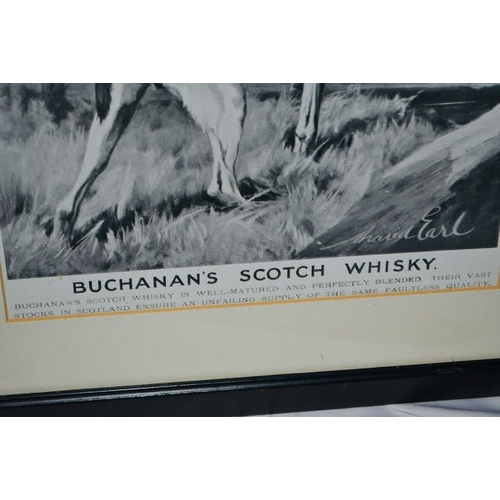 514 - A Good Point for 'Black & White' Buchanan's Scotch Whiskey Framed Print