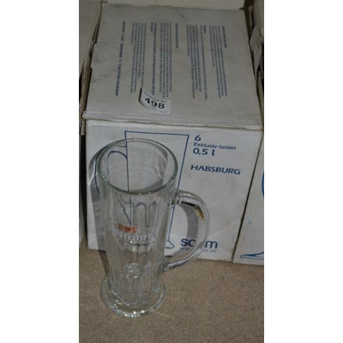 498 - Box of 6x Kostritzer Tankard