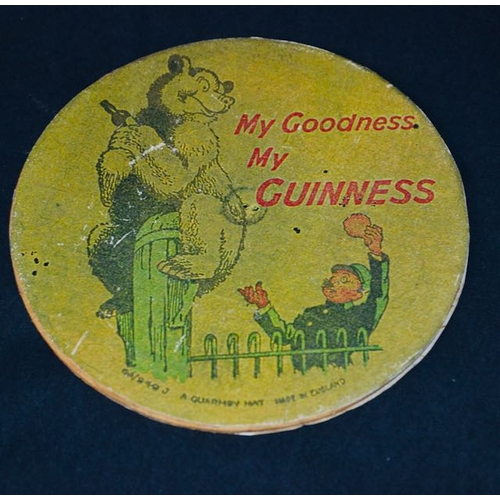 Pair of Vintage Guinness Beer Mats