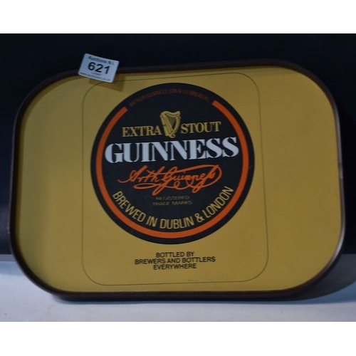 621 - A Clover Leaf Product Melamine Guinness Tray